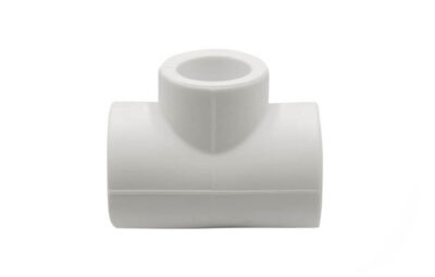 Тройник переходной ПП 63х40х63 (под сварку белый) Meer Plast