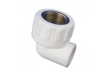Угольник комб. 90* ПП d=32х1 внутр. резб. (под сварку белый .) Meer Plast