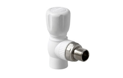 Кран нак. гайка ПП d=20х1/2″ (угловой) PRO AQUA