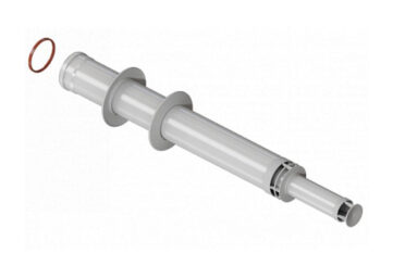 Труба коаксиальная раструб 60/100 L750
