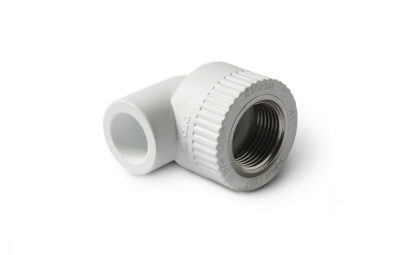 Угольник комб. 90* ПП d=32х3/4 внутр. резб. (под сварку белый .) PRO AQUA