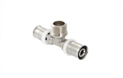 Тройник переходной пресс 26х1/2х26 НР Valtec